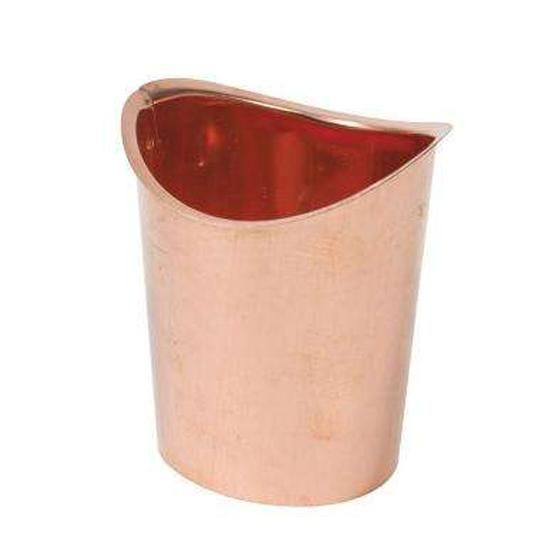 16 Oz. 4" Half Round Copper B-Style Outlet