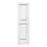 Mid America 00021451009 Standard Size Williamsburg Double Panel Shutter Federal Brown 14 3//4W x 51H Per Pair