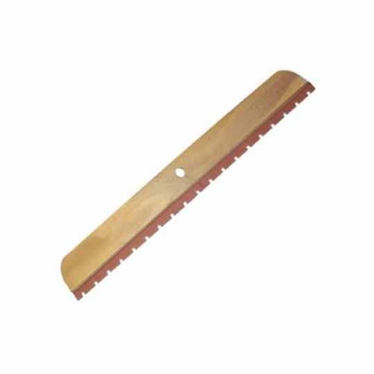 24" Wood Notched Squeegee with Threaded Hole