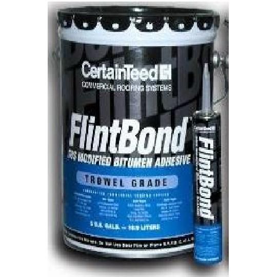 FlintBond Modified Bitumen Trowel Grade Adhesive - 3 Gallon Bucket