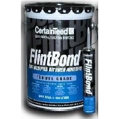 FlintBond Modified Bitumen Trowel Grade Adhesive - 3 Gallon Bucket