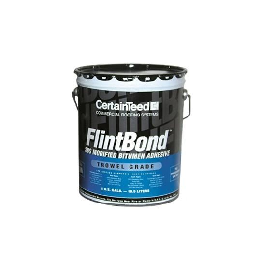 FlintBond Modified Bitumen Trowel Grade Adhesive - 5 Gallon Pail