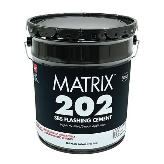 Matrix&trade; 202 SBS Flashing Cement