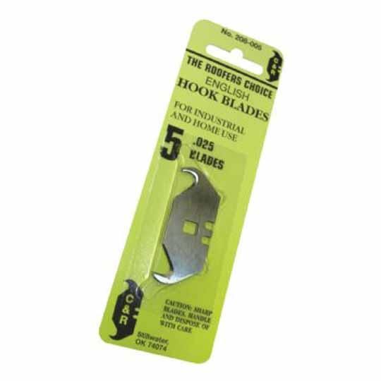 Retail Carded Hook Blades with Holes - Pack of 5