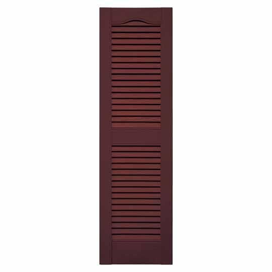 Standard Cathedral Top Open Louver Shutter