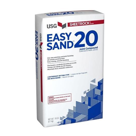 Sheetrock&reg; Easy Sand&trade; 20 Minute Joint Compound - 18 Lb. Bag
