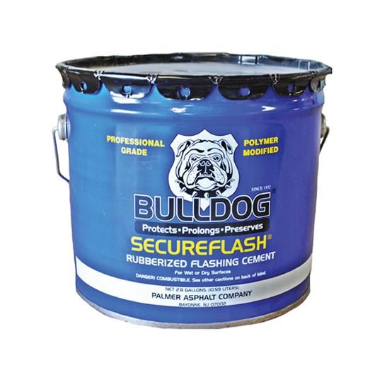 #79AF Bulldog&reg; SecureFlash Rubberized Flashing Cement - 3 Gallon Pail