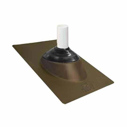 Multi-Size 3 in 1 (3 N 1) Galvanized Steel Base Roof Flashing for 1-1/4", 1-1/2", 2", or 3" Vent Pipe