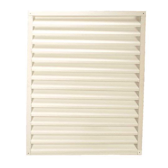 24" x 30" 150Series Square Flush or Recess Mount Gable Louver