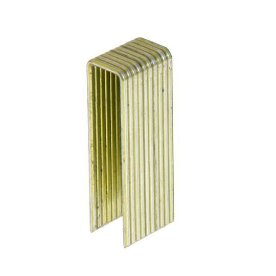 16 Gauge 1-3/4" Leg x 7/16" Crown Electro-Galvanized "N"-Style Medium Crown Staples - Box of 10,000