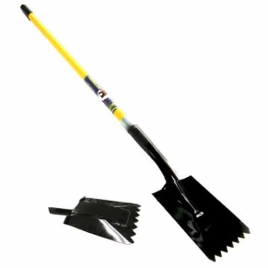 Tigerr Tear Off Notched Edge Spade with Reinforcement