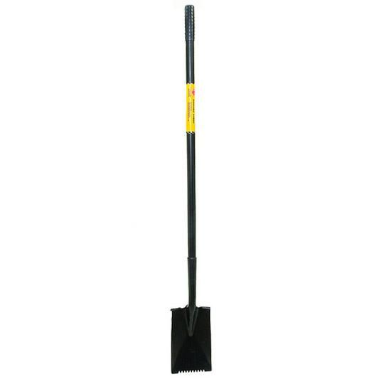 48" Steel Serrated Roofer's Spade with Straight Steel Handle