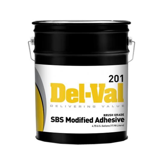 Del-Val Brush Grade SBS Modified Adhesive - 5 Gallon Pail