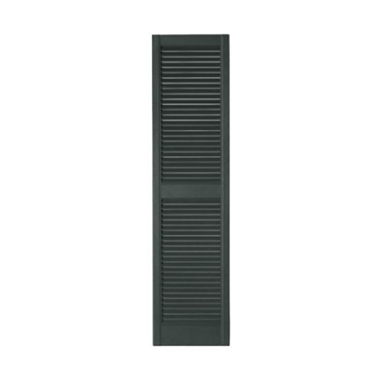 15" x 35" Standard Open Louvered Shutters Regular Style