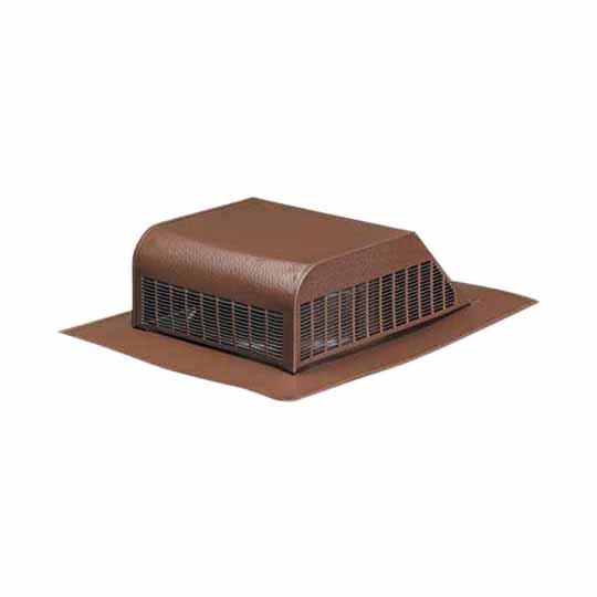 VentSure Galvanized Steel High Profile Slant Back Roof Vent with Exterior Louver