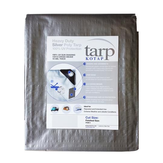 10 mil x 20' x 30' Heavy-Duty UV Blocking Poly Tarp