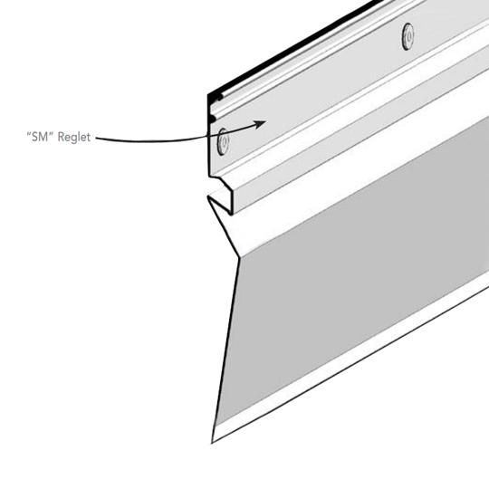 Stainless Steel "SM" Surface Mounted Reglet