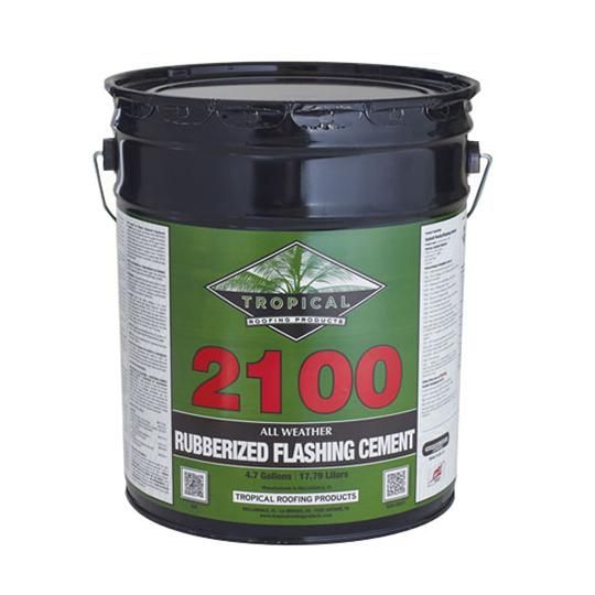 2100 All Weather Rubberized Flashing Cement - Trowel Grade - 5 Gallon Pail