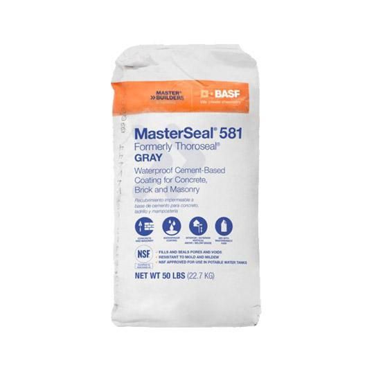 MasterSeal&reg; 581 Waterproof Cement-Based Coating - 50 Lb. Bag