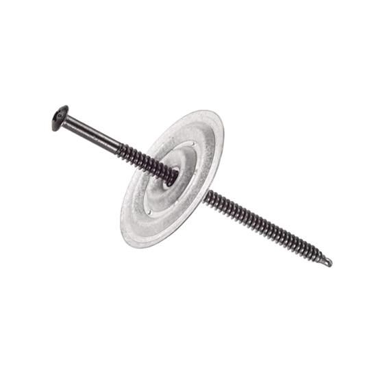 Drill-Tec&trade; Extra Heavy Duty ASAP&reg; Assembled Screws and 2-3/8" Steel Barbed Plates