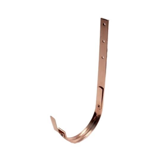 7.56" Eura Craft Copper J Roof Hanger with Spring Tab