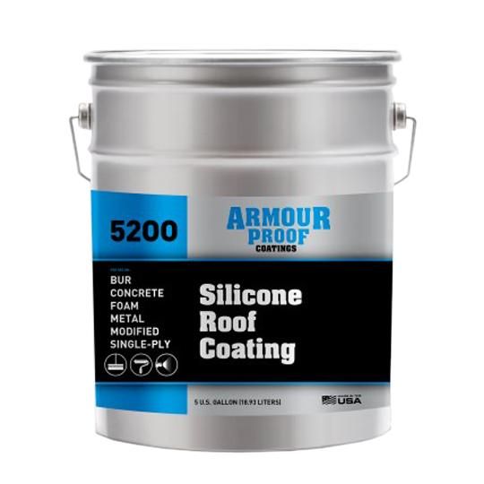 Armour Proof AP-5200 Silicone Roof Coating - 5 Gallon Pail