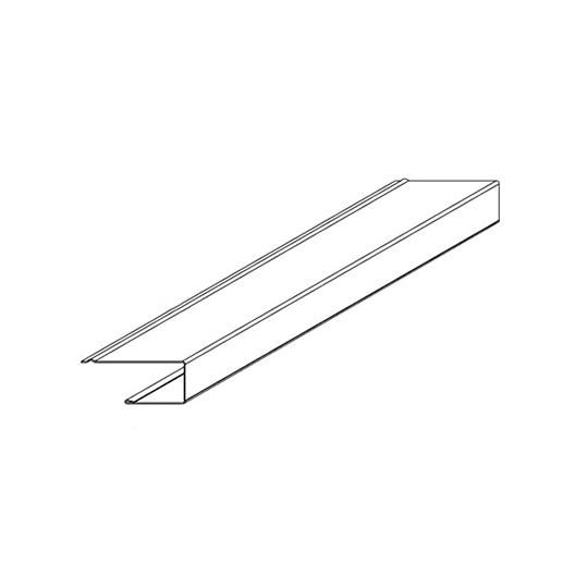 5/8" Aluminum J-Channel with 1" Face