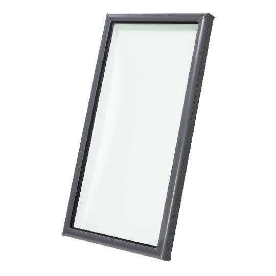 25-1/2" x 49-1/2" Outside Curb Curb Mounted Skylight with Aluminum Cladding and Laminated Low-E3 Glass