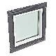 Velux 22-1/2" x 22-1/2" Fixed Self-Flashed Skylight with Aluminum Cladding & Tempered Low-E3 Glass White