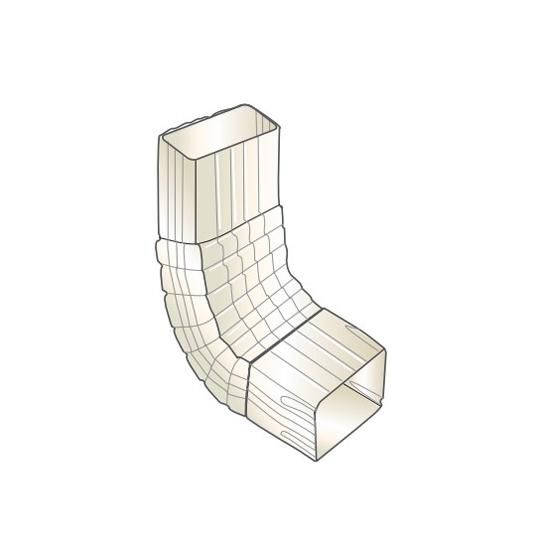 2" x 3" Style "A" 75° Gutter Elbow