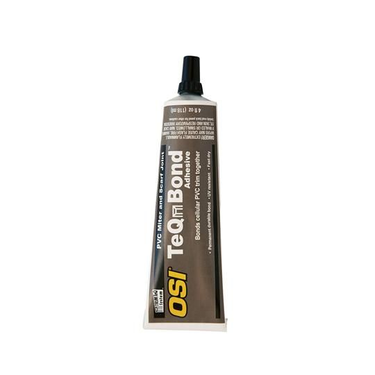 TrimTeQ&trade; TeQ Bond&trade; PVC Miter & Scarf Joint Adhesive - 4 Fl. Oz. Squeeze Tube