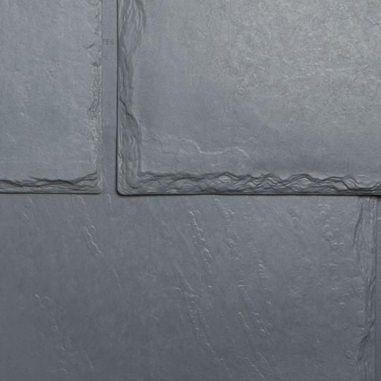 Majestic Slate&trade; Beveled Edge Polymeric Tiles