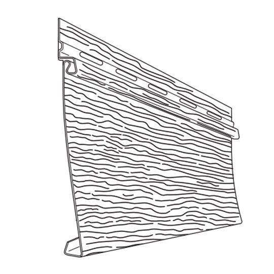 Structure Single 7" Long Length EPS Insulated Vinyl Siding