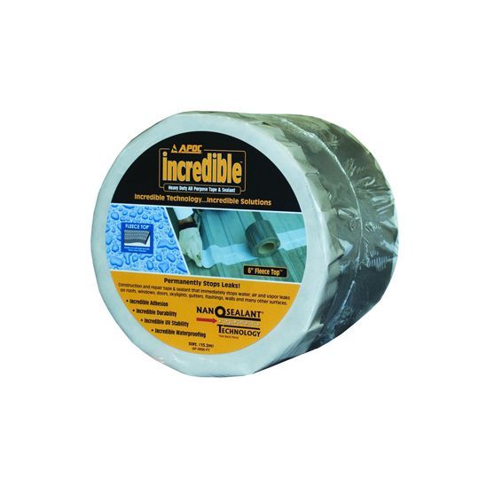 4" x 50' Incredible™ FleeceTop Repair Tape and Sealant, Polyester Fleece