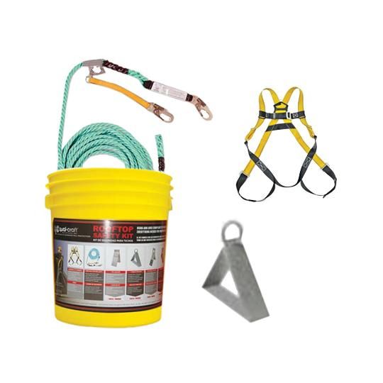 Roof Top Residential Fall Protection Kit