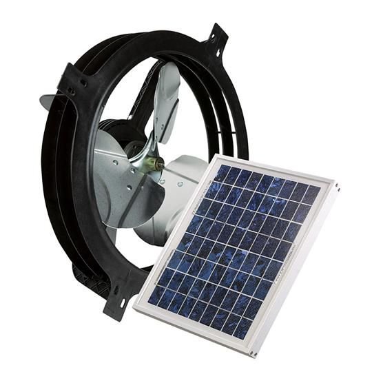 Solar Powered Gable-Mount Attic Ventilator - 800 CFM
