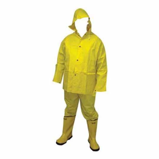 Hi-Vis Water Proof 3-Piece Rain Suit - Size Large
