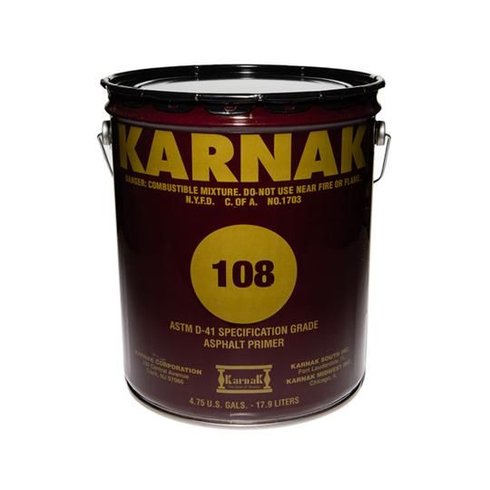 #108 Asphalt Primer with Special Un Export Packaging - 5 Gallon Pail