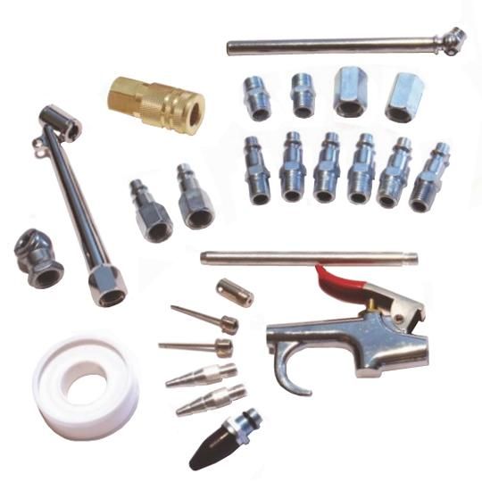 25-Piece Accessory Kit with Blow Gun