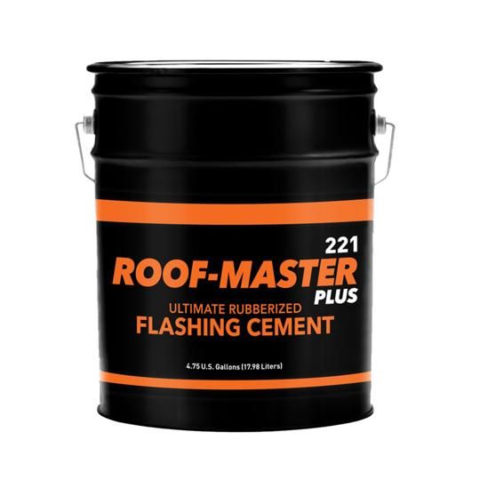 Roof-Master Plus 221 Ultimate Rubberized Flashing Cement - Winter Grade - 5 Gallon Pail