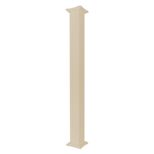 4" x 8' Fluted Square Column