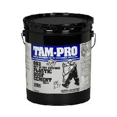 TAM-PRO 803 Wet or Dry Surface Plastic Roof Cement - Winter Grade - 5 Gallon Pail