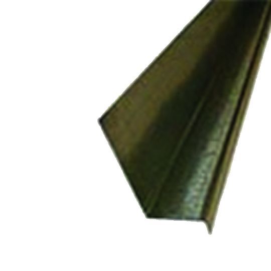 1/2" x 3/8" x 21/8" Galvanized Steel Z Bar Flashing