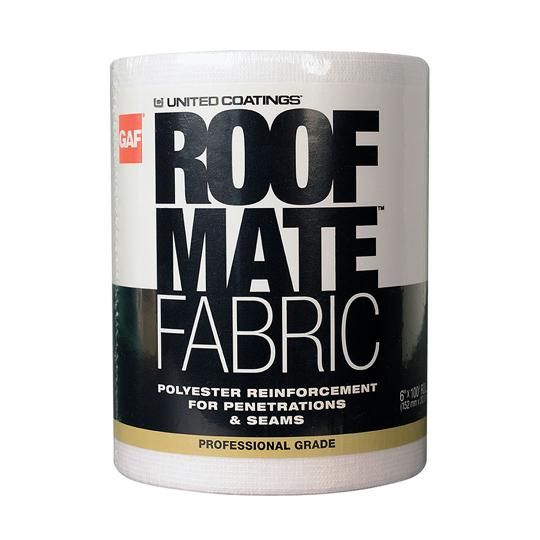 6" x 300' United Coatings Roof Mate Fabric
