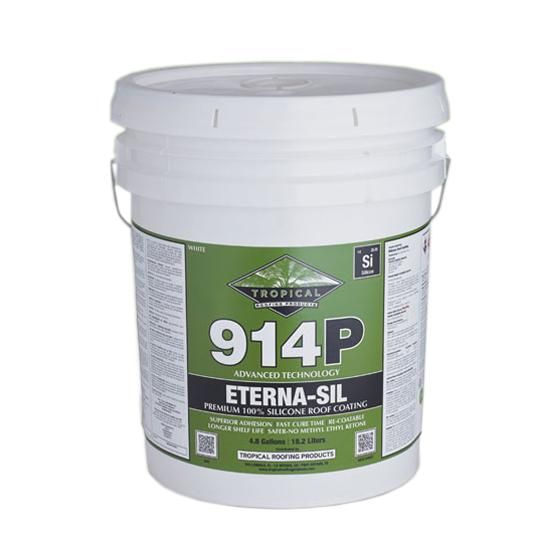 914 High Solids 100% Silicone Roof Coating - 5 Gallon Pail