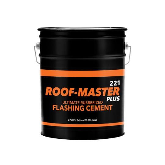 Roof-Master Plus Ultimate Rubberized Flashing Cement - 5 Gallon Pail