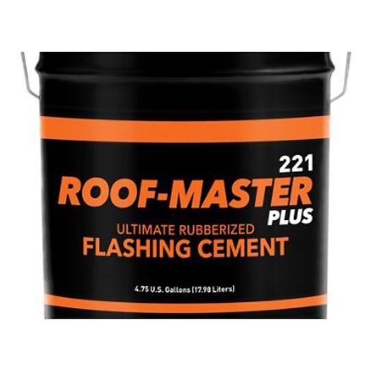 Roof-Master Plus Ultimate Rubberized Flashing Cement - 3.5 Gallon Pail
