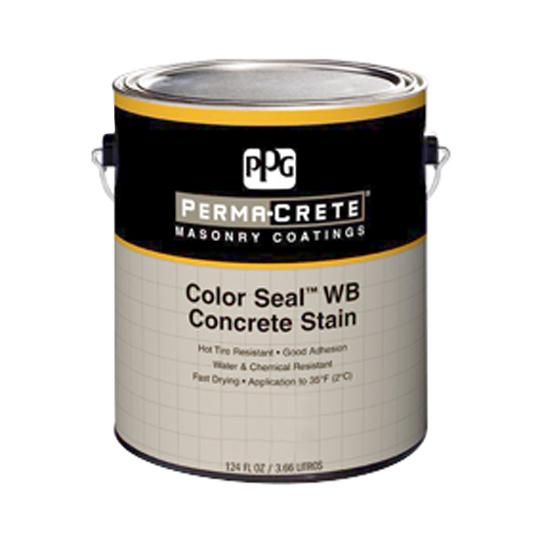 (4-4240) Perma-Crete&reg; Color Seal&trade; WB Interior/Exterior Acrylic Concrete Stain with Ultra Deep Base - 1 Gallon Can