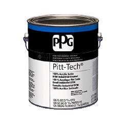 (90-474) Pitt-Tech&reg; Interior/Exterior Satin DTM Industrial Enamel with White & Pastel Base - 5 Gallon Pail