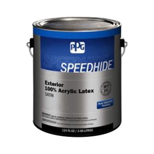 (6-2300XI) Speedhide&reg; Exterior 100% Acrylic Latex Satin with Ultra Deep Base - 5 Gallon Pail